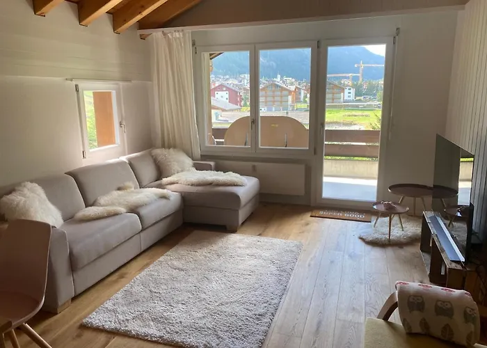Moderne Dachwohnung Naehe Zermatt Mit Balkon Apartment Täsch